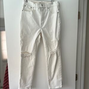 Madewell Cream Jeans